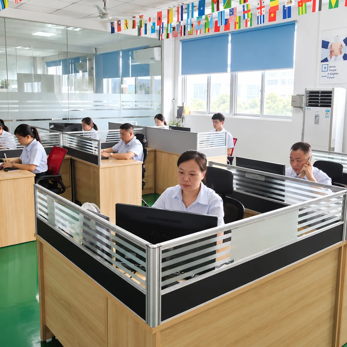 Open-plan sales and engineering office at Junxian