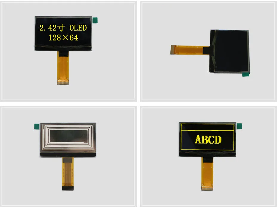 2.42 Inch OLED Display Module Monochrome OLED DOT Matrix Display With All Viewing Angle view 2