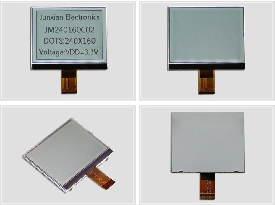 2.9 Inch COG Monochrome LCD Display 240×160 4.5mm Slim 3.0V COG Dot Matrix Display view 4