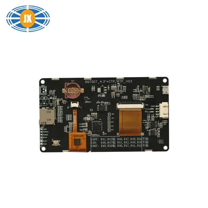 250cd/m2 Serial Port Display 480x272 Versatile Intuitive 4.3 TFT LCD Monitor view 4