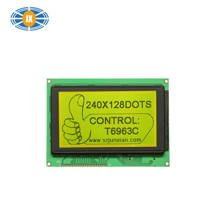 5V High Resolution Graphic Blue LCD Display 5.2 Inch Wide Viewing Angle Display view 3