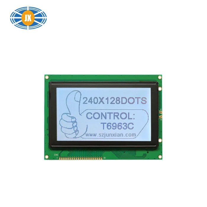5V High Resolution Graphic Blue LCD Display 5.2 Inch Wide Viewing Angle Display view 4