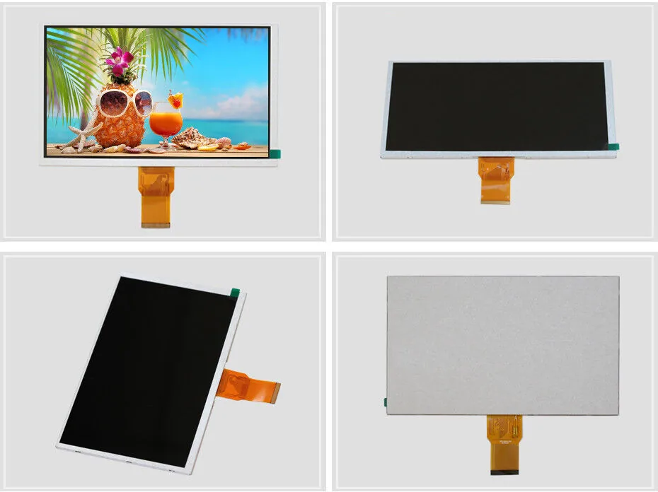 9 Inch TFT Display 1024x600 Touch Screen LCD Monitor For Industrial / Automotive view 3
