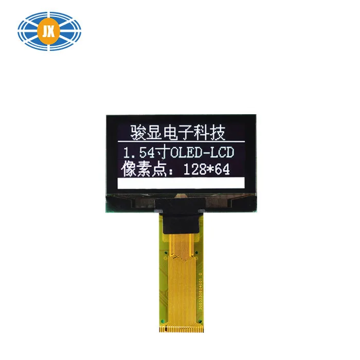 Compact 1.54 Inch OLED Display Module Power Efficiency LCD Monitor With 128×64 Dot