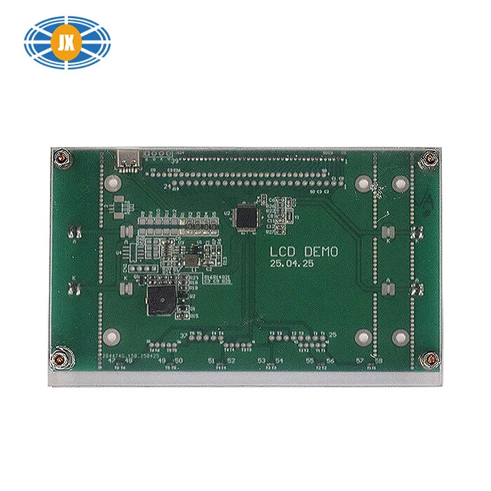 Custom Segment LCD Display with Incell capacitive touchscreen for industrial controls view 3