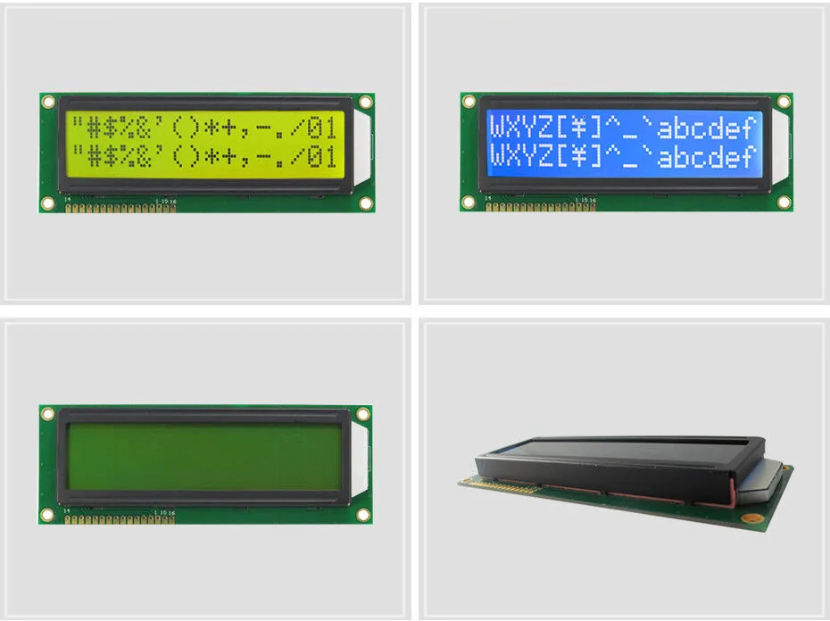 LCD 16x2 Alphanumeric Display 16 PIN Flexible LCD Modules With Multi Color Backlight view 2