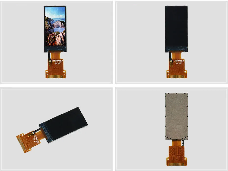 Wide Viewing Angle 0.96" TFT LCD Display 350cd/m2 SPI Interface LCD Display 0.96 Inch view 5