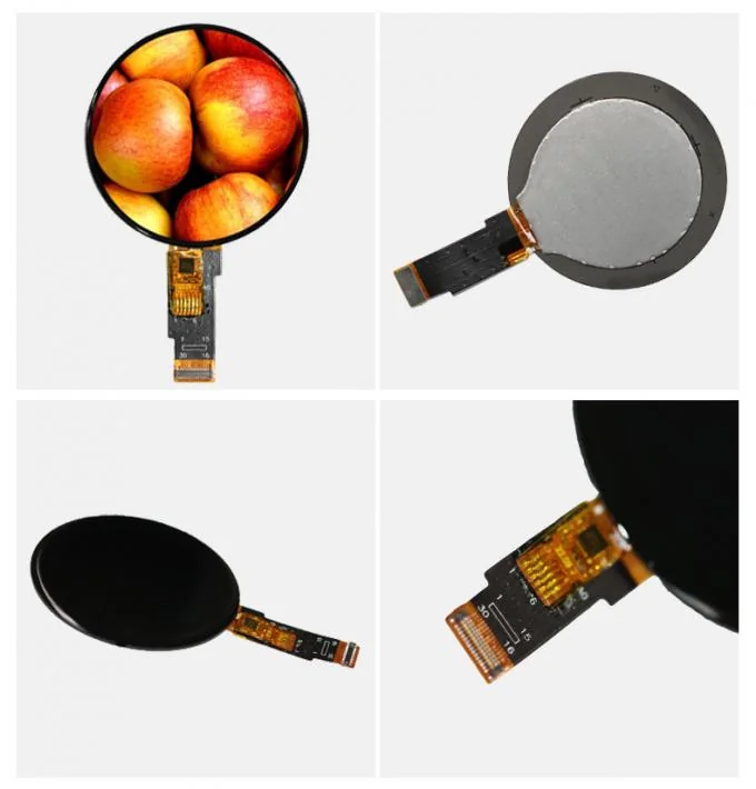 1.28 Inch Round TFT LCD Display Custom Touchscreen LCD Panel 240×240 Pixels HD LCD Display - detail photo 1
