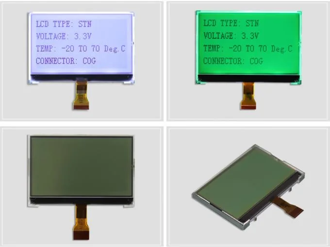 3 Inch COG Monochrome LCD Monitor , COG Dot Matrix Display With ST7567 Driver - detail photo 1