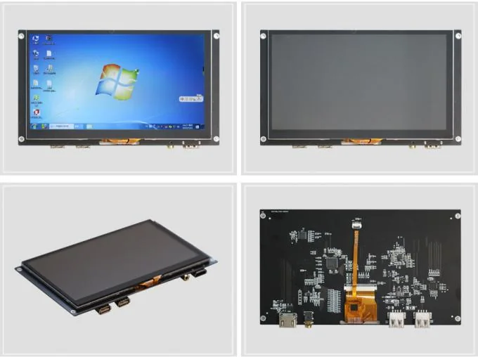5V 300cd/M2 HDMI TFT LCD Display 7 Inch 1024x600 Capacitive Touch Screen - detail photo 1