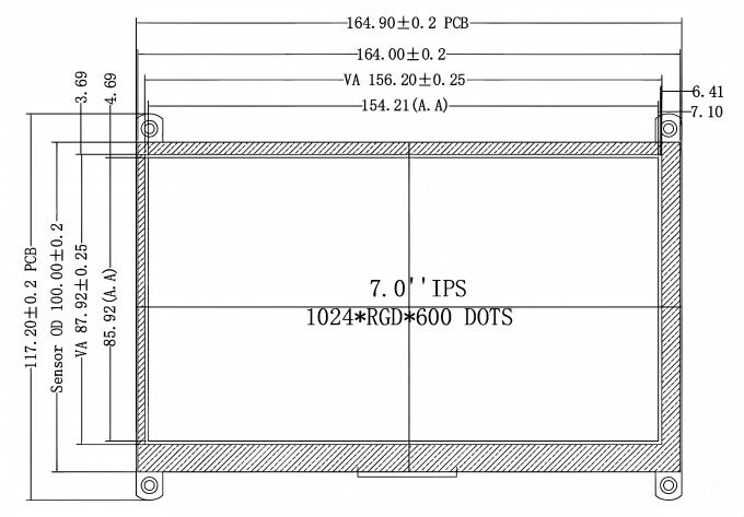 Mechanical drawing for JM-GD815