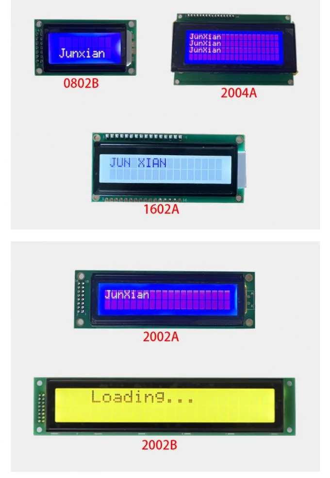 100cd/m2 Character LCD Modules Custom For UART/RS232/USB LCD Interfaces - detail photo 1