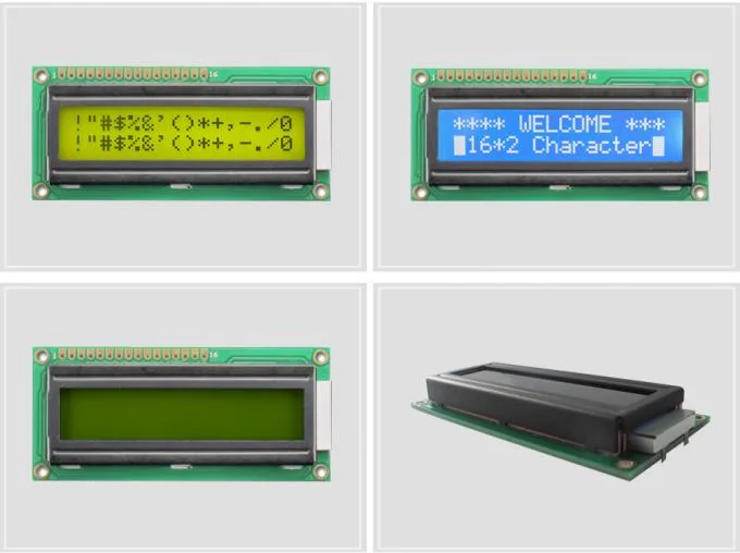 16x2 Character LCD Module With Multi Color Backlight 6800 Interface Wide Viewing Angle VATN Display - detail photo 1
