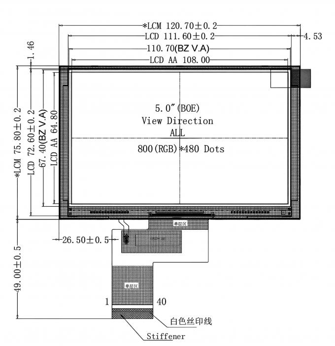 Mechanical drawing for JM-PT069