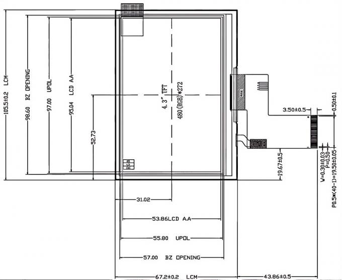Mechanical drawing for JM-PT104-00