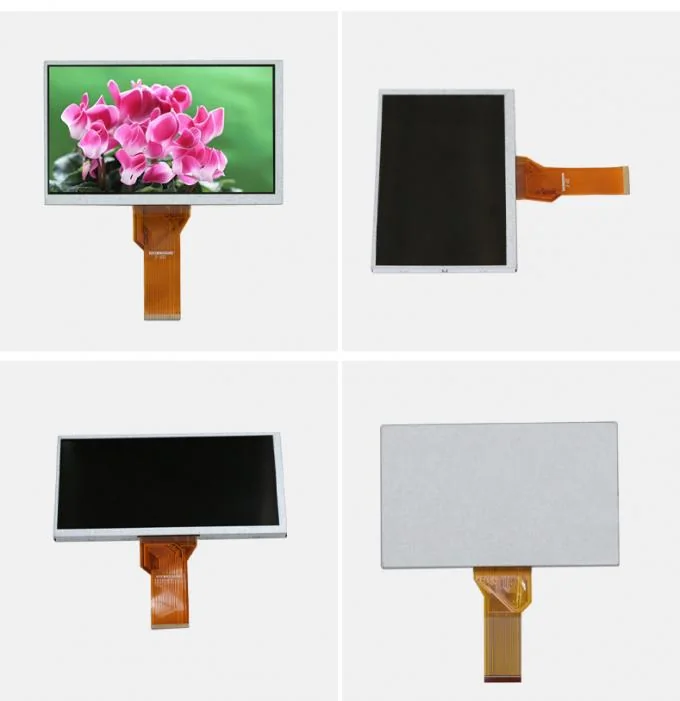 7 Inch TFT LCD Display 450cd/M2 Industrial Custom TFT Display Viewing Angle - detail photo 1