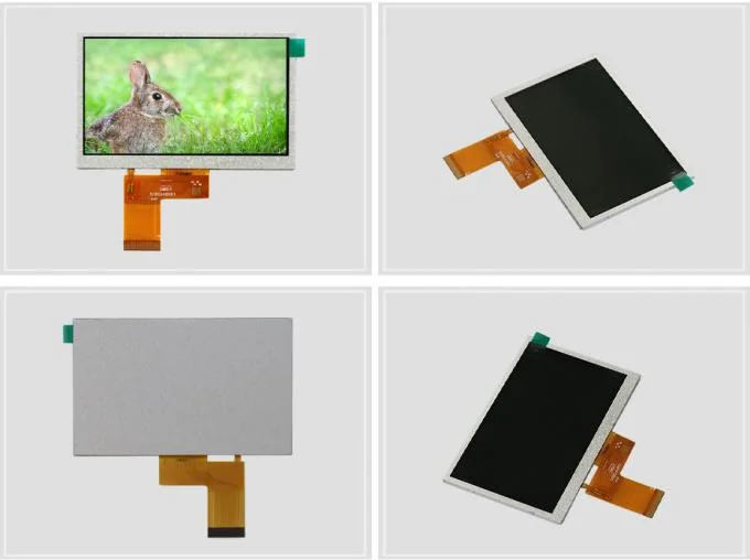 High Brightness 5 Inch LCD Monitor 500cd/m2 TFT LCD Capacitive Touchscreen - detail photo 1