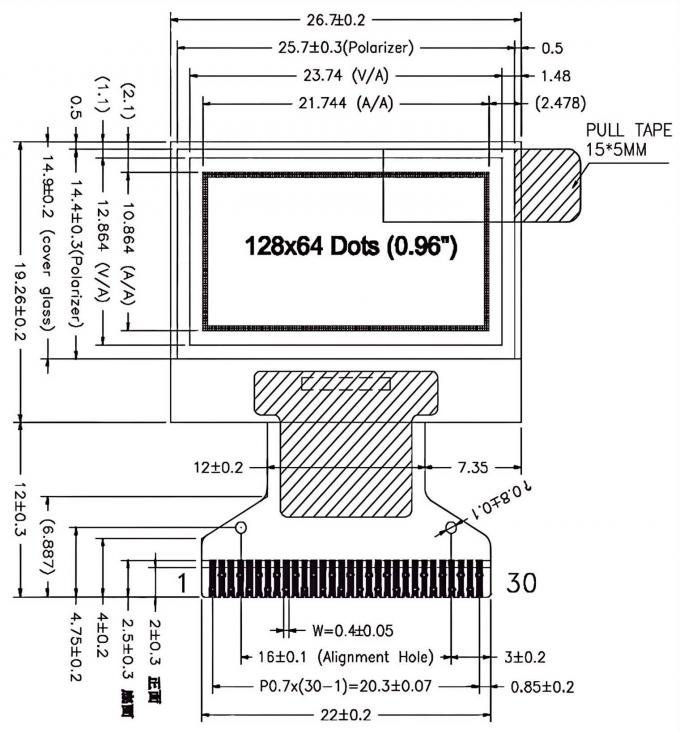 Mechanical drawing for JM-PO122-00