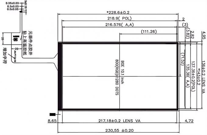 Mechanical drawing for JM-PT134-02