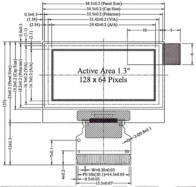Mechanical drawing for JM-PO158-01